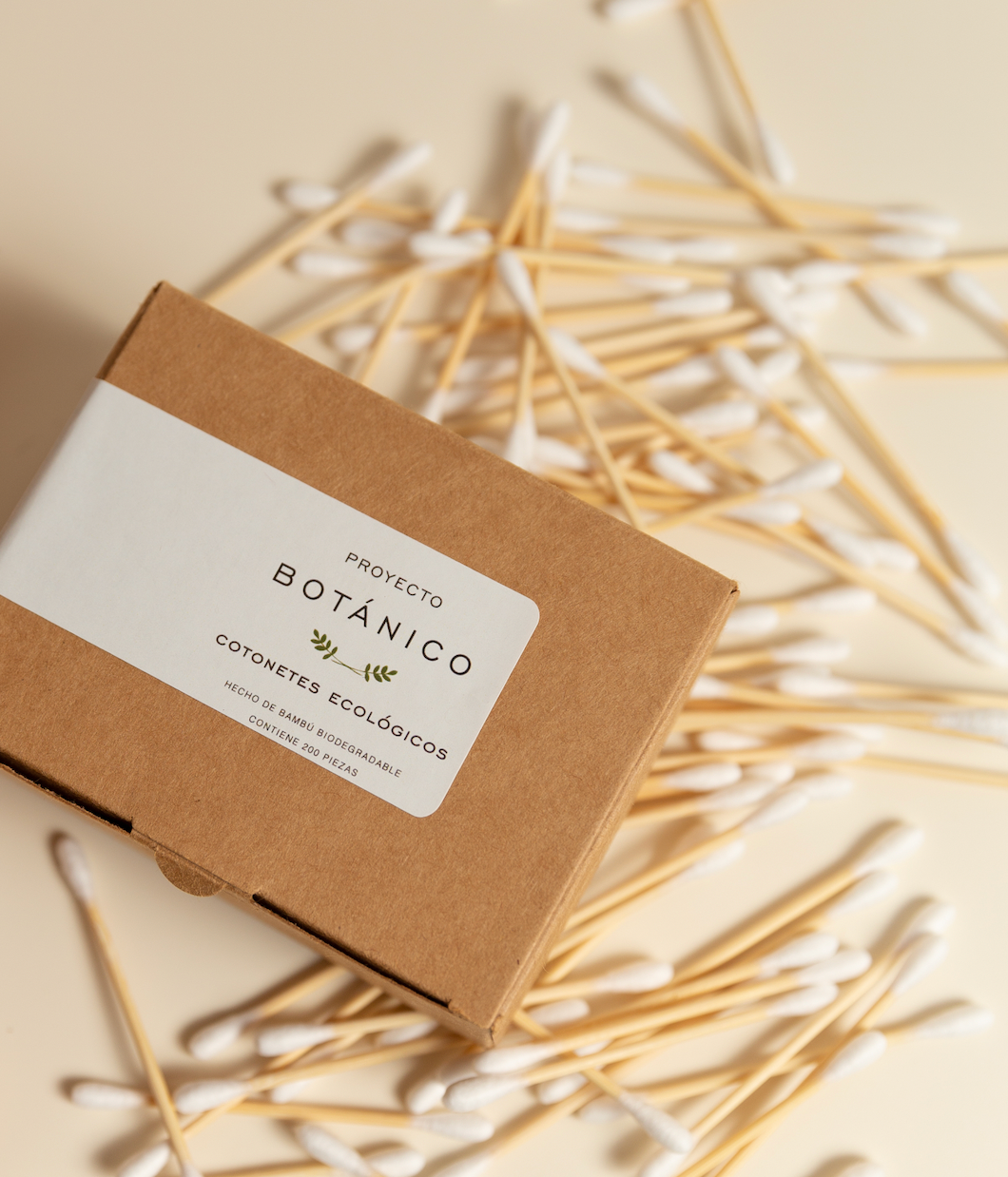 Cotonetes de bambú