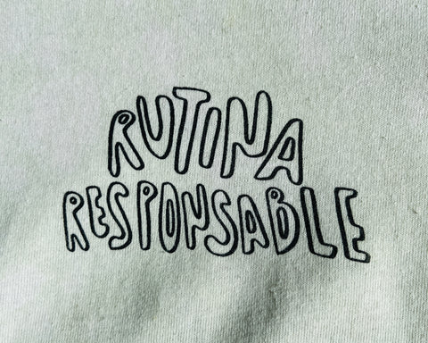 T-shirt "Rutina responsable" Tie dye