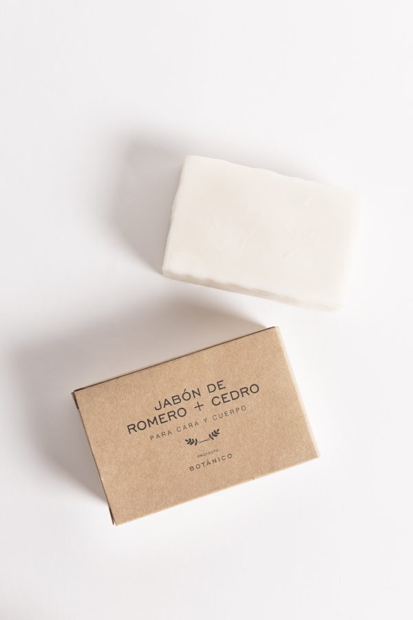 Jabón romero + cedro 160 gr