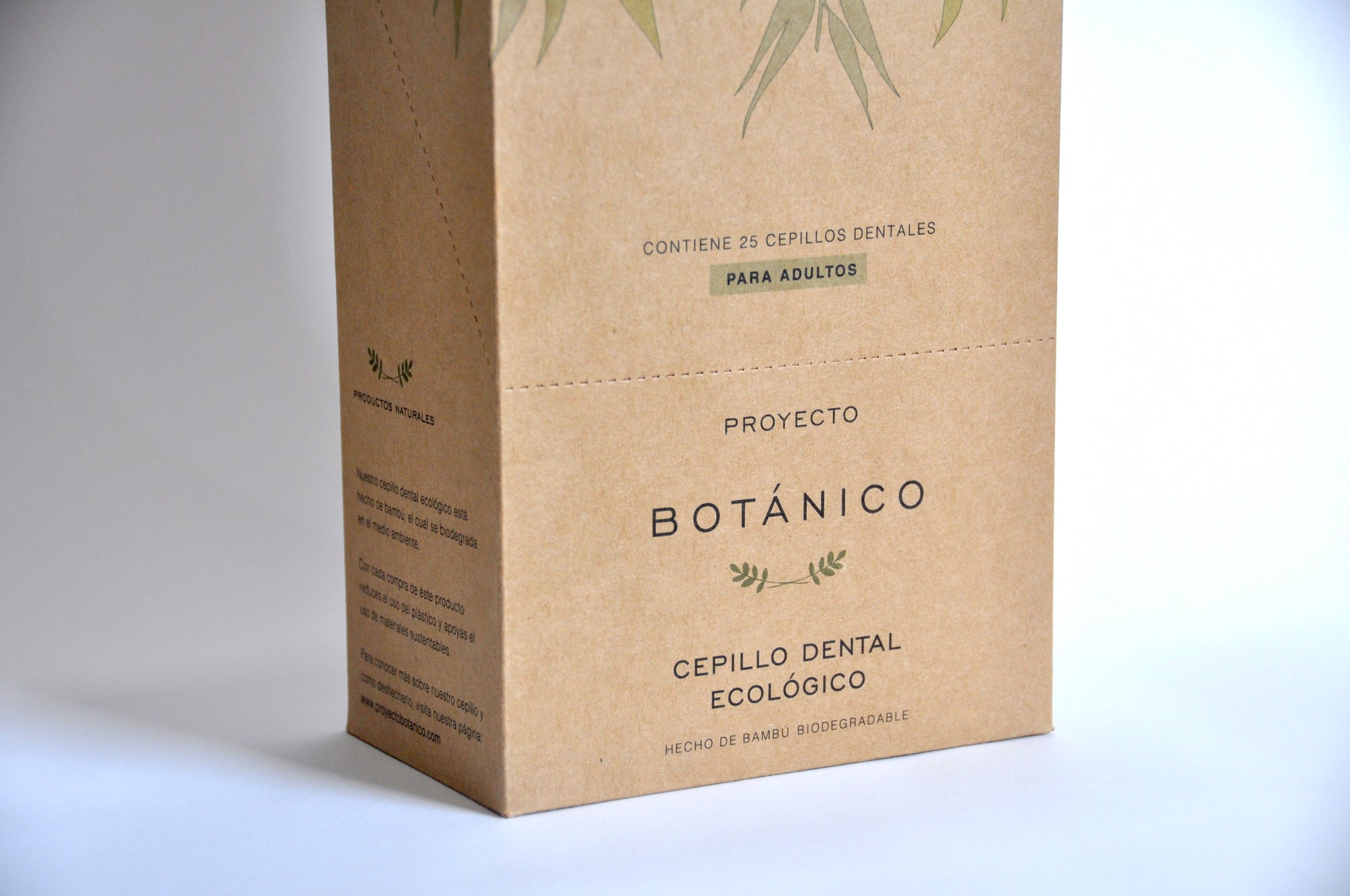 Cepillo dental de bambú ADULTO (25 piezas)