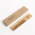 Peine barba y bigote de bambú