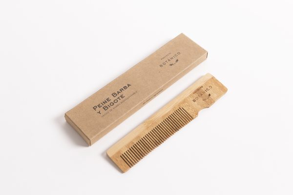 Peine barba y bigote de bambú