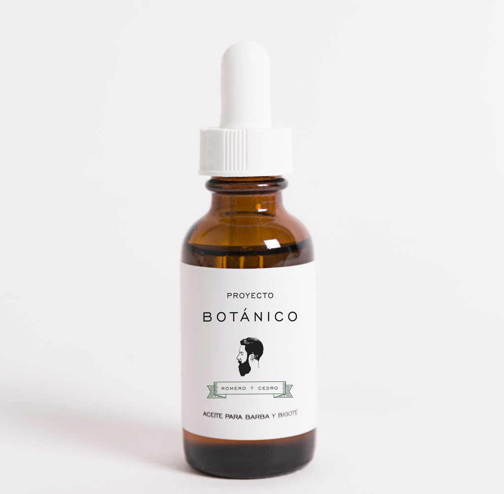 Aceite barba y bigote romero y cedro 30 ml