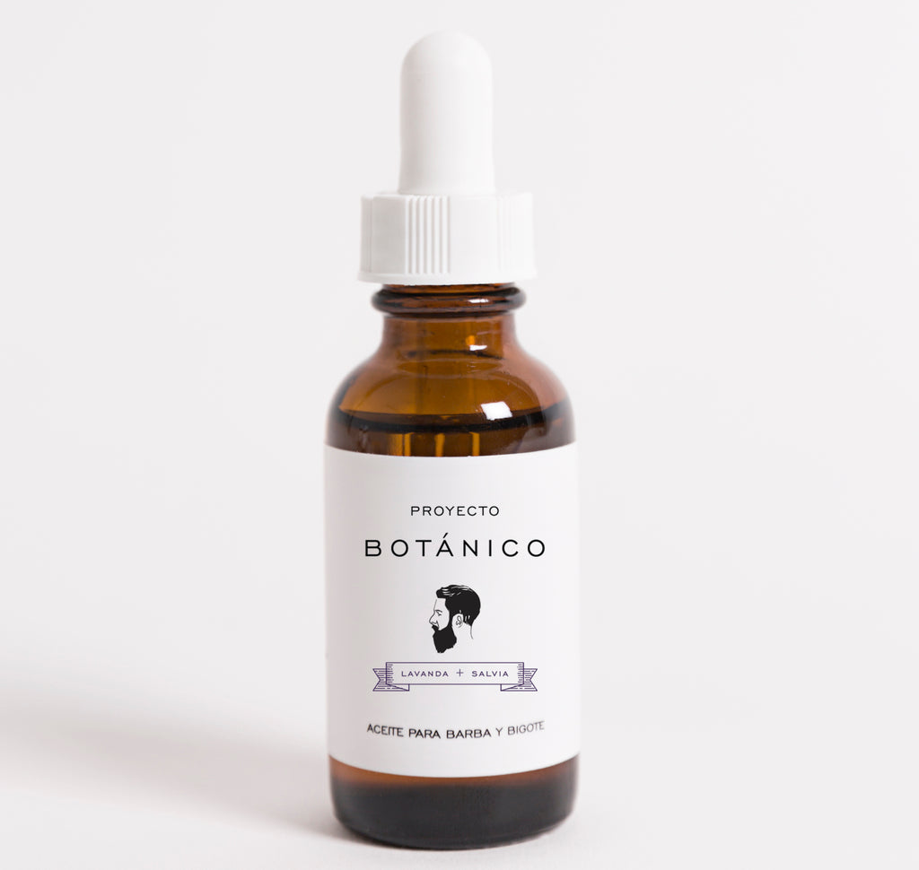 Aceite barba y bigote lavanda y salvia 30 ml